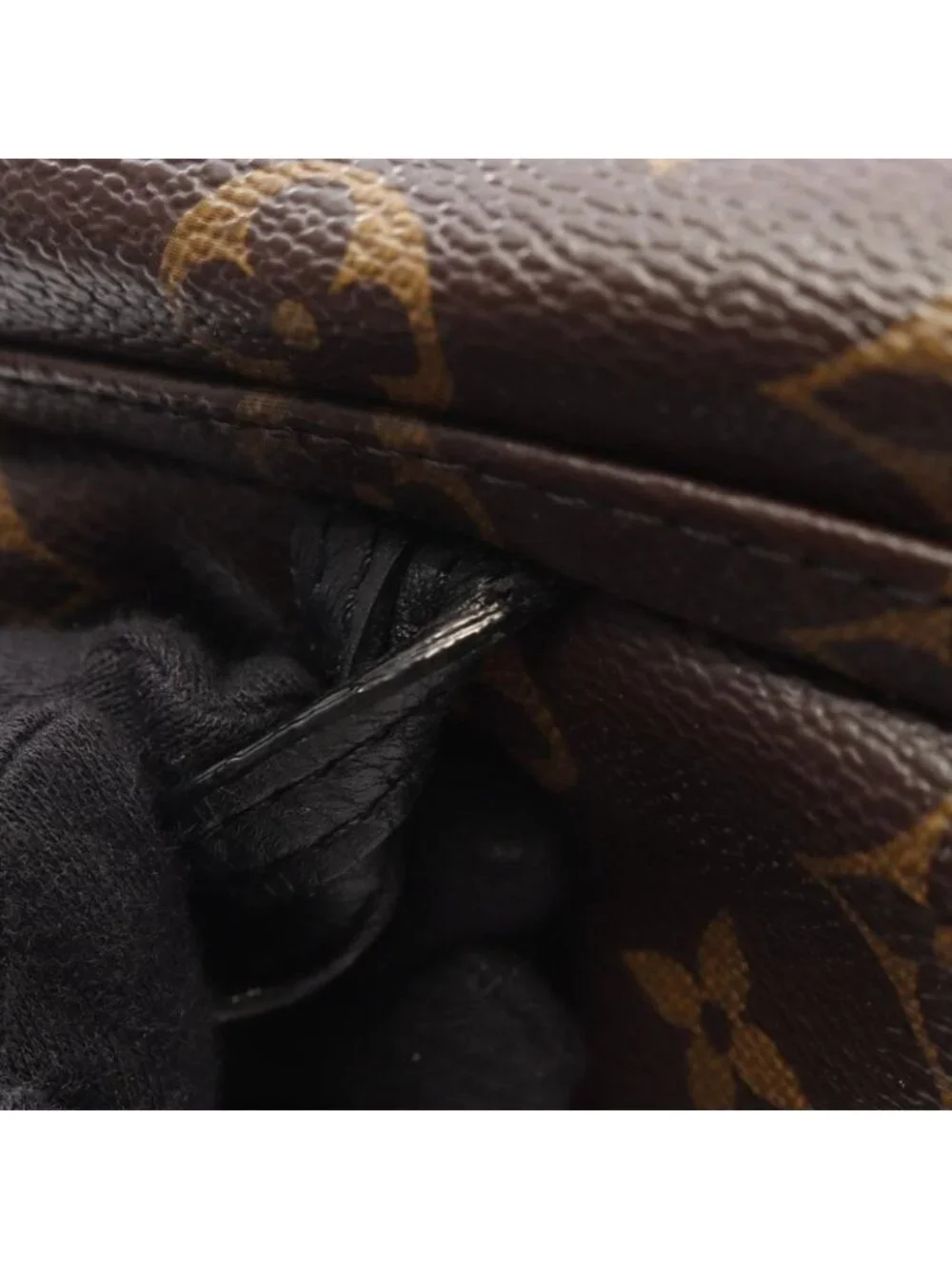 Louis Vuitton Backpack Palm Spring Mini Monogram World Tour Canvas Leather - Picture 8 of 10